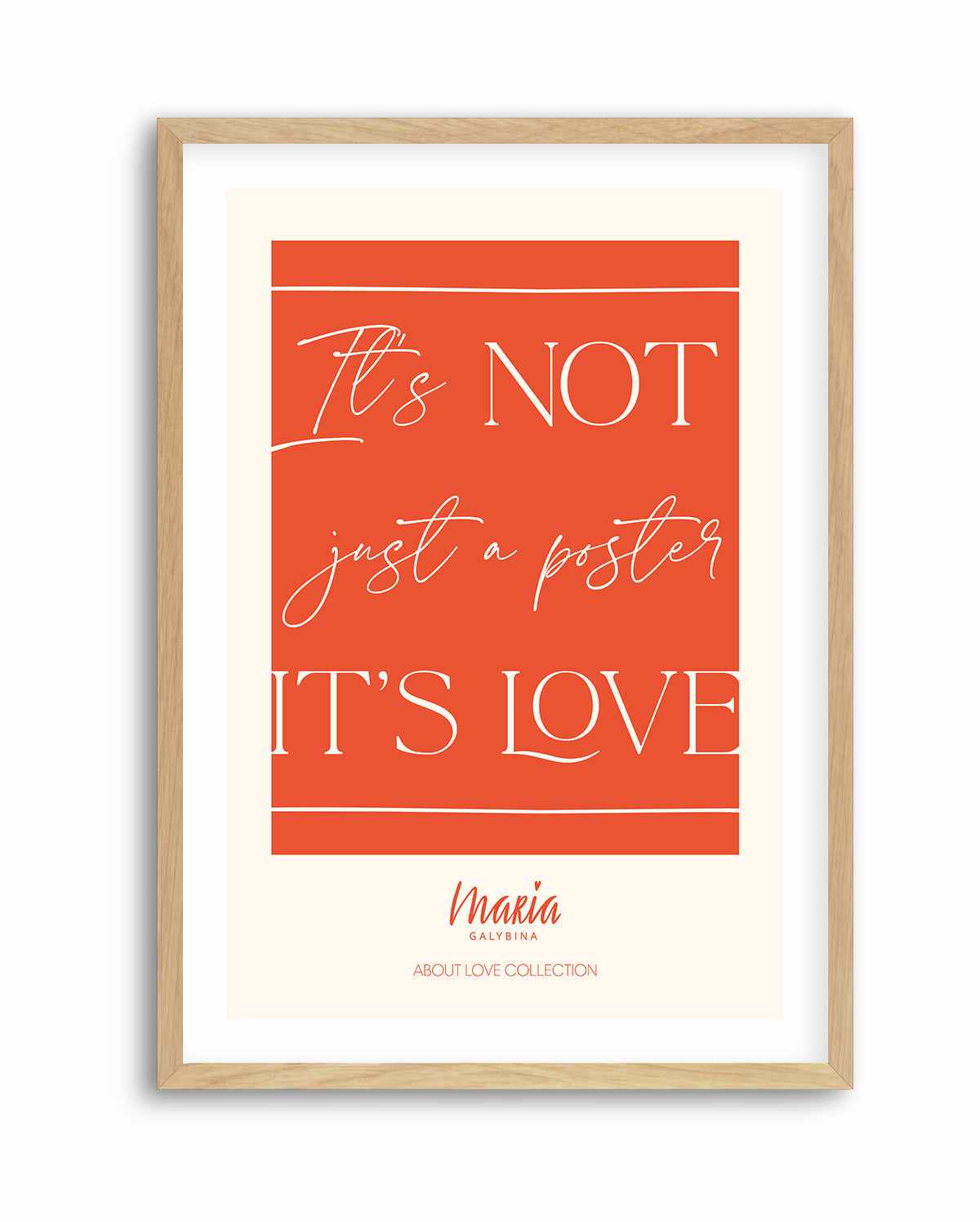 About Love Poster | Art Print from Olive et Oriel where you can shop wallpaper and artworks online