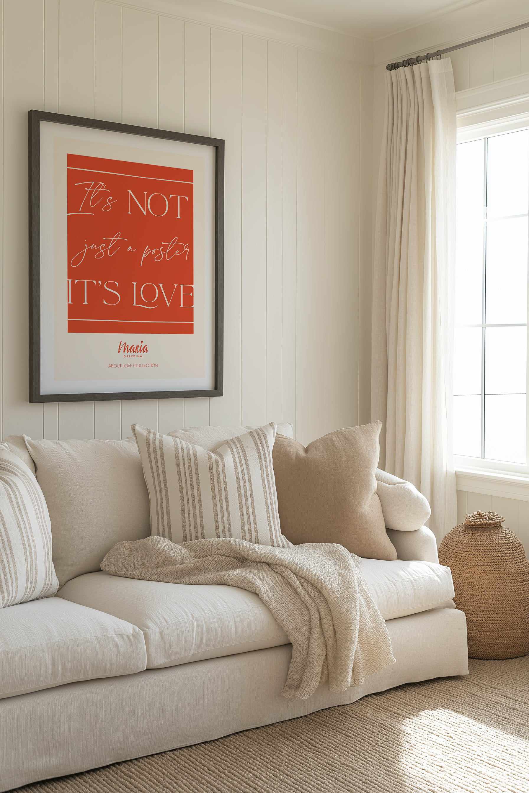 About Love Poster | Art Print from Olive et Oriel where you can shop wallpaper and artworks online