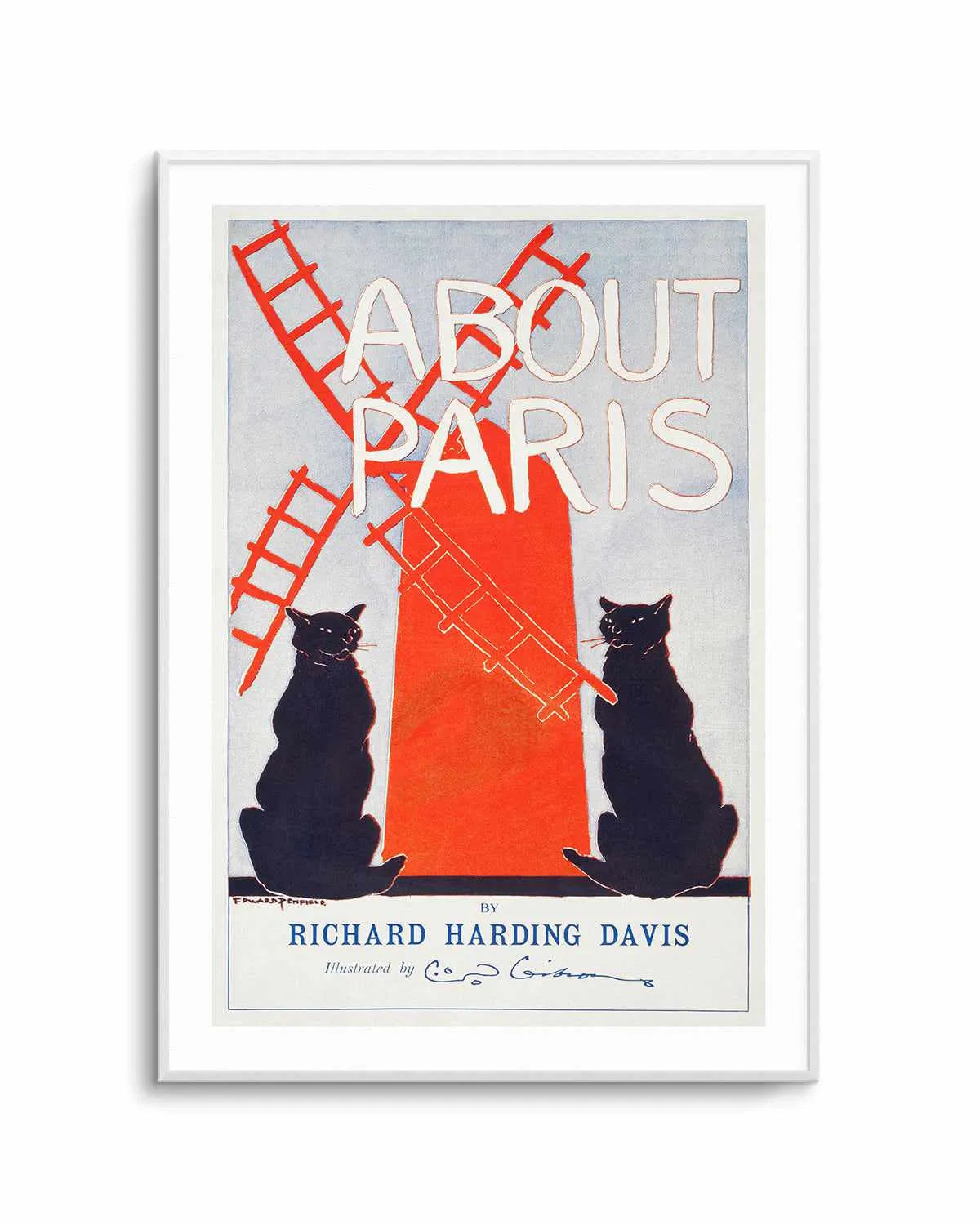 About Paris Vintage Poster Art Print from Olive et Oriel where you can shop wallpaper and artworks online