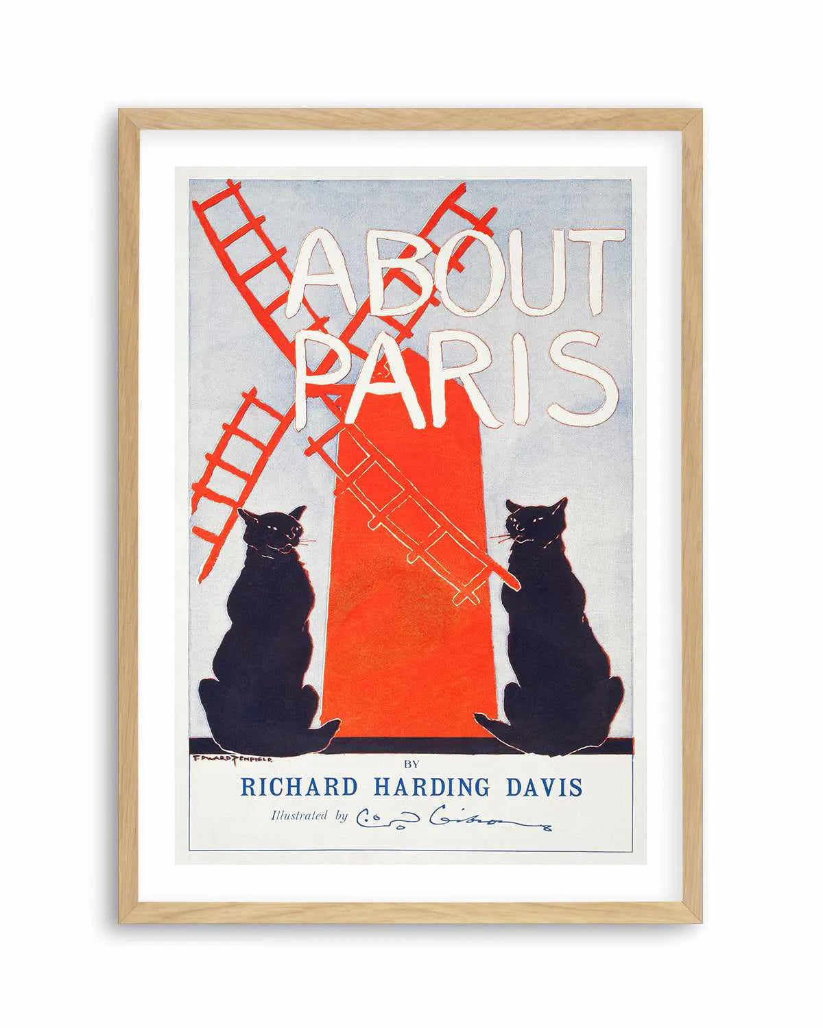 About Paris Vintage Poster Art Print from Olive et Oriel where you can shop wallpaper and artworks online
