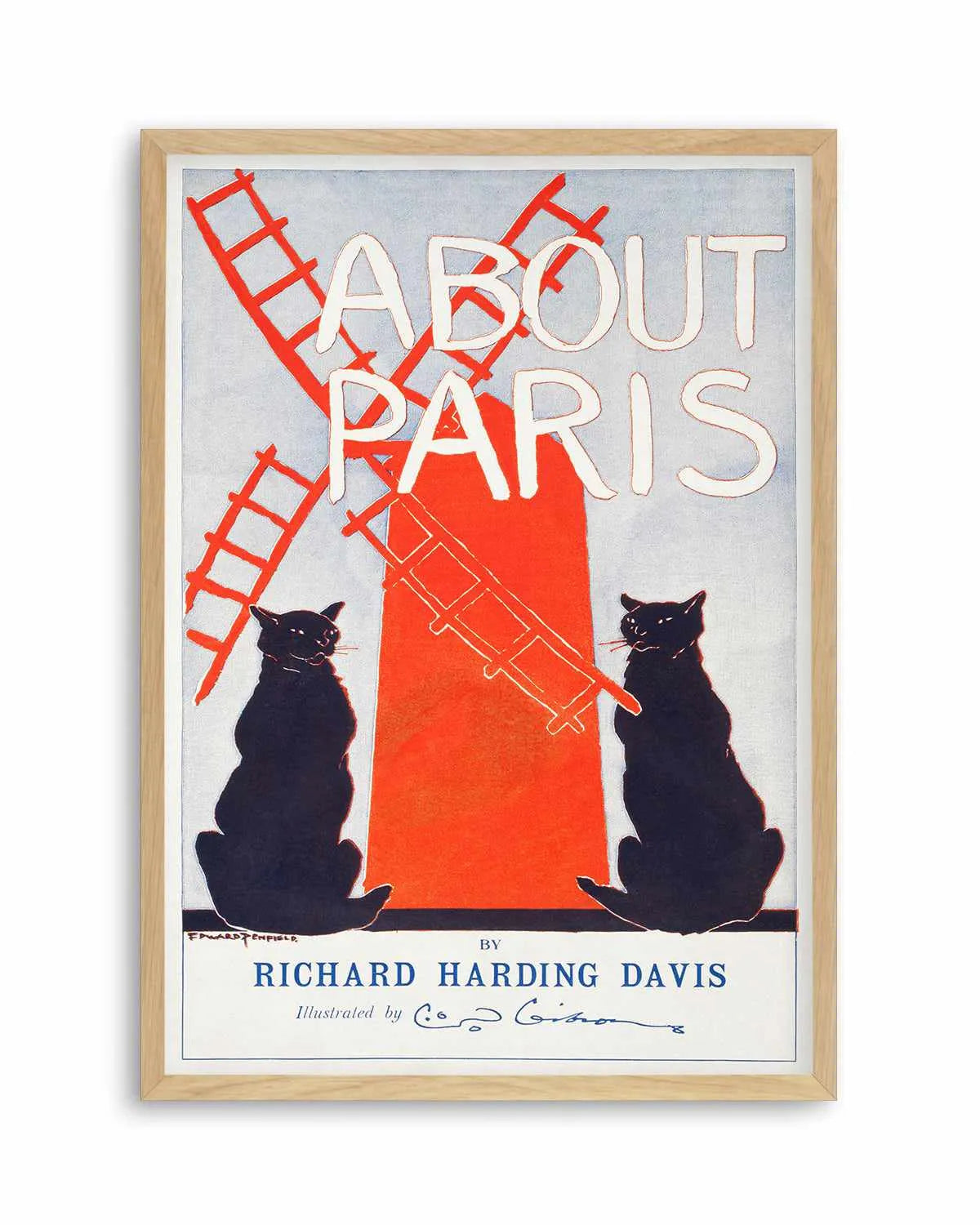 About Paris Vintage Poster Art Print from Olive et Oriel where you can shop wallpaper and artworks online