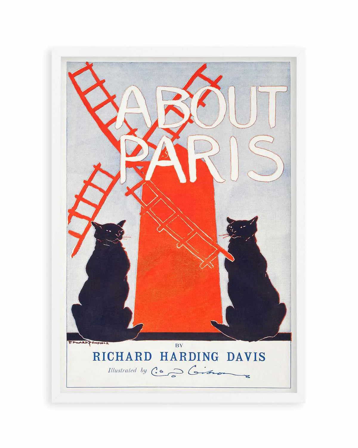 About Paris Vintage Poster Art Print from Olive et Oriel where you can shop wallpaper and artworks online