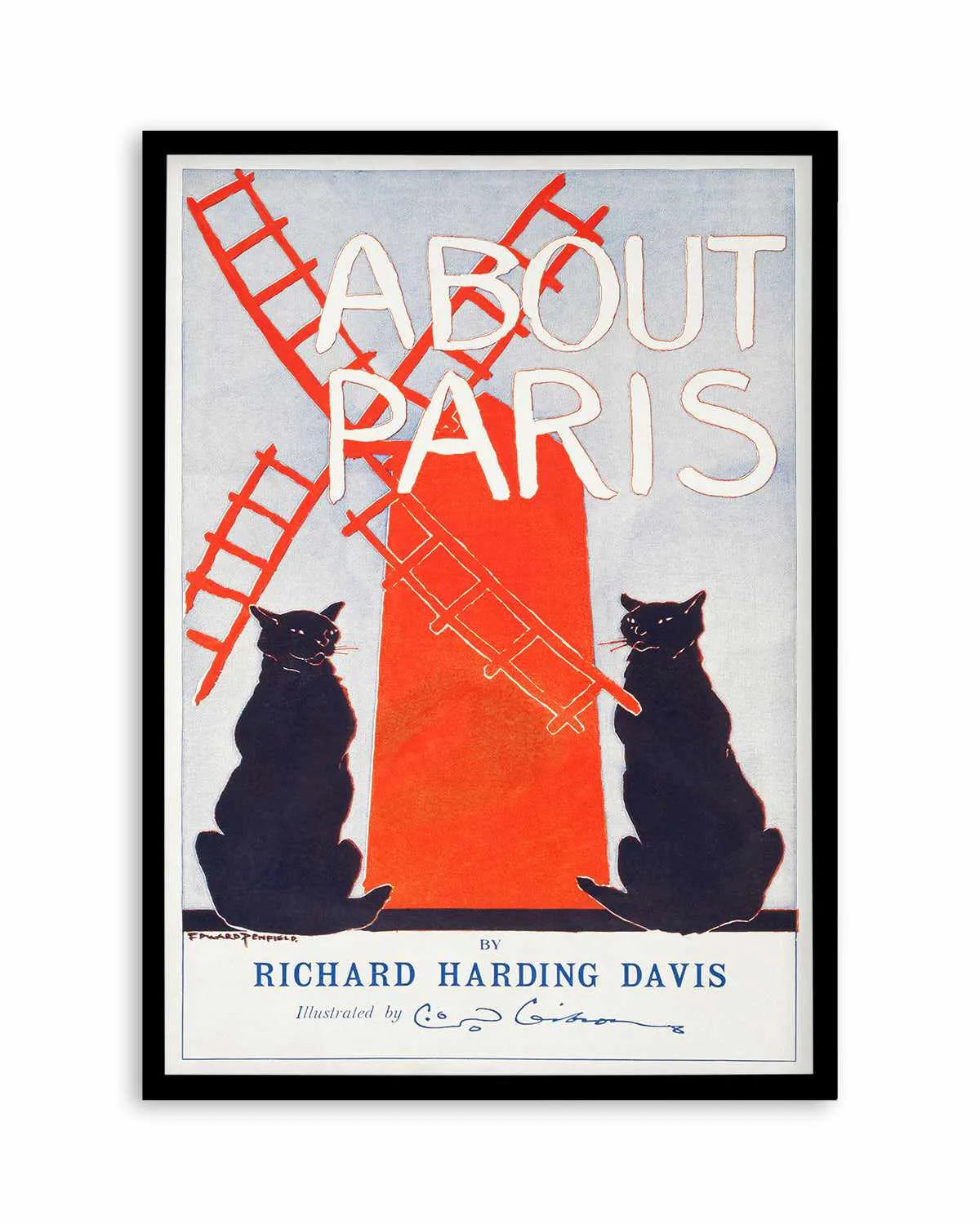 About Paris Vintage Poster Art Print from Olive et Oriel where you can shop wallpaper and artworks online