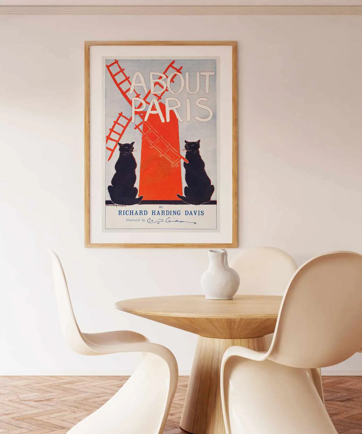 About Paris Vintage Poster Art Print from Olive et Oriel where you can shop wallpaper and artworks online