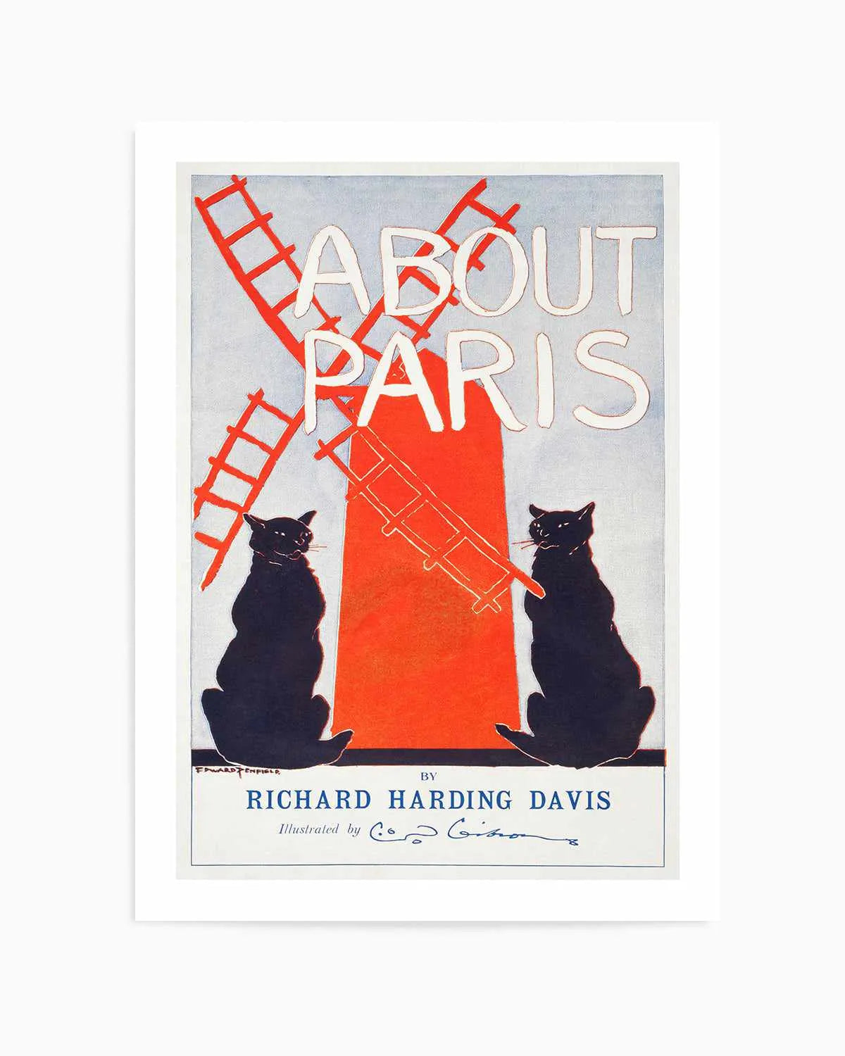 About Paris Vintage Poster Art Print from Olive et Oriel where you can shop wallpaper and artworks online