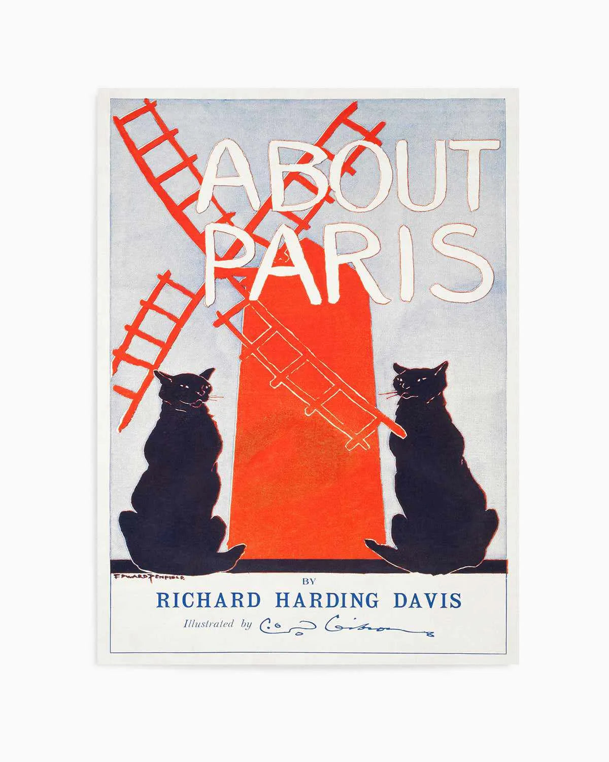 About Paris Vintage Poster Art Print from Olive et Oriel where you can shop wallpaper and artworks online
