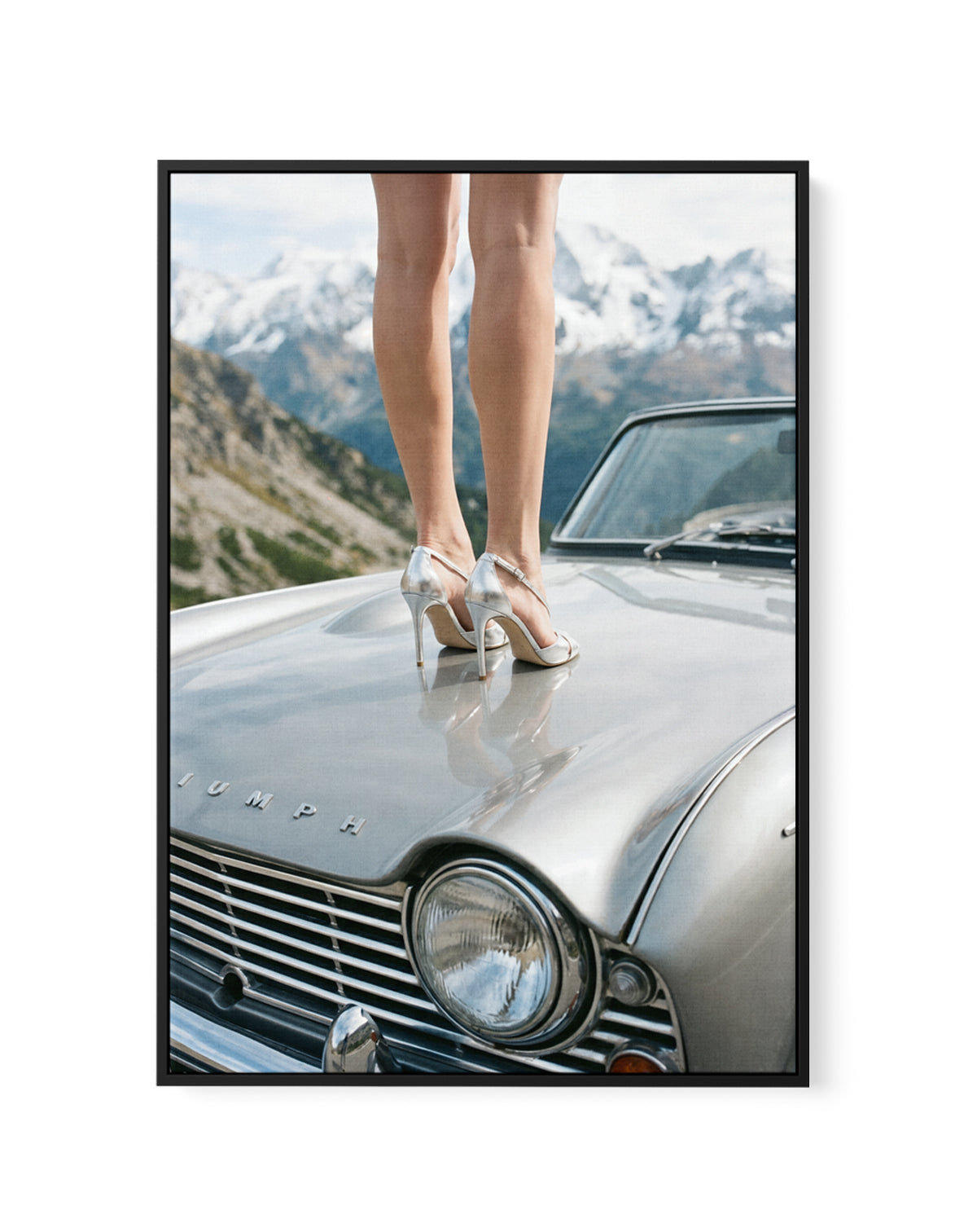 Above It All I | Framed Canvas Art Print