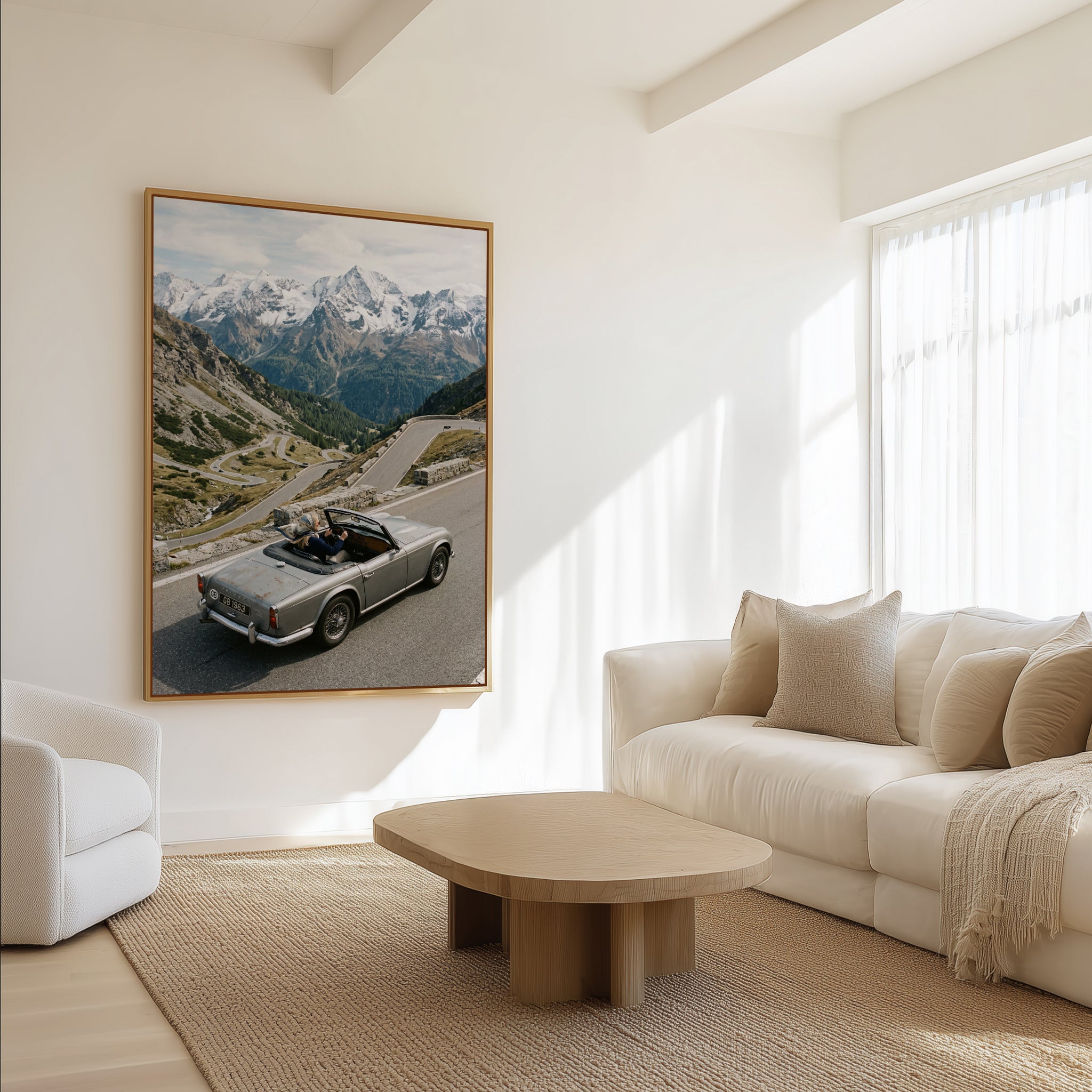 Above It All II | Framed Canvas Art Print