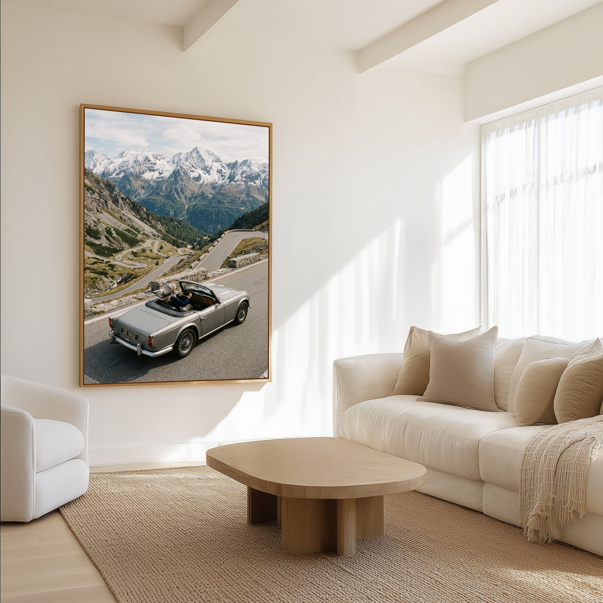 Above It All II | Framed Canvas Art Print