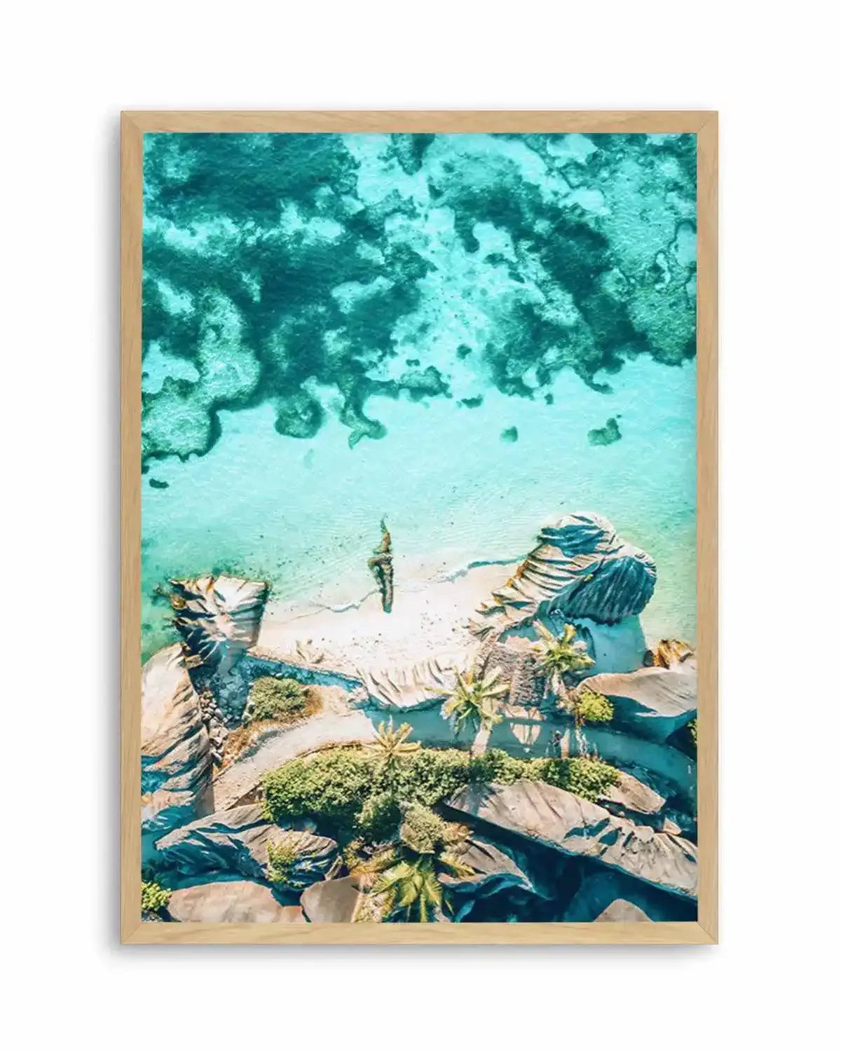 Above The Sea | Seychelles Art Print from Olive et Oriel where you can shop wallpaper and artworks online