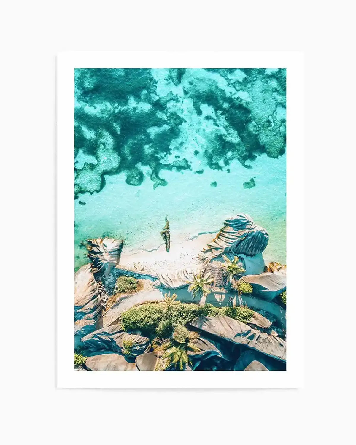 Above The Sea | Seychelles Art Print from Olive et Oriel where you can shop wallpaper and artworks online