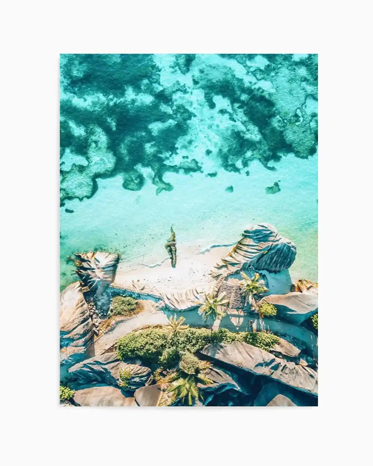 Above The Sea | Seychelles Art Print from Olive et Oriel where you can shop wallpaper and artworks online