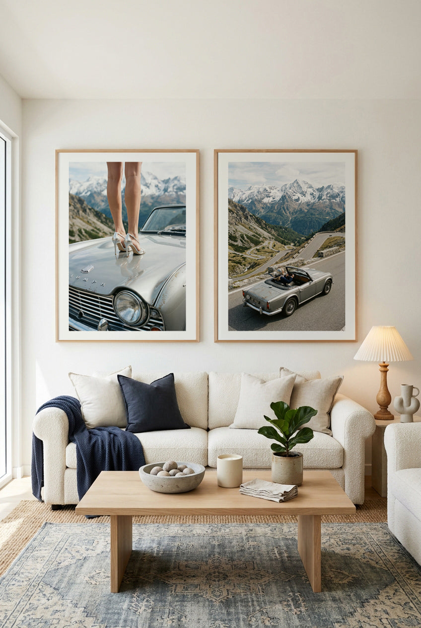 Above It All I & II Art Print Set of 2 | Matching Wall Art