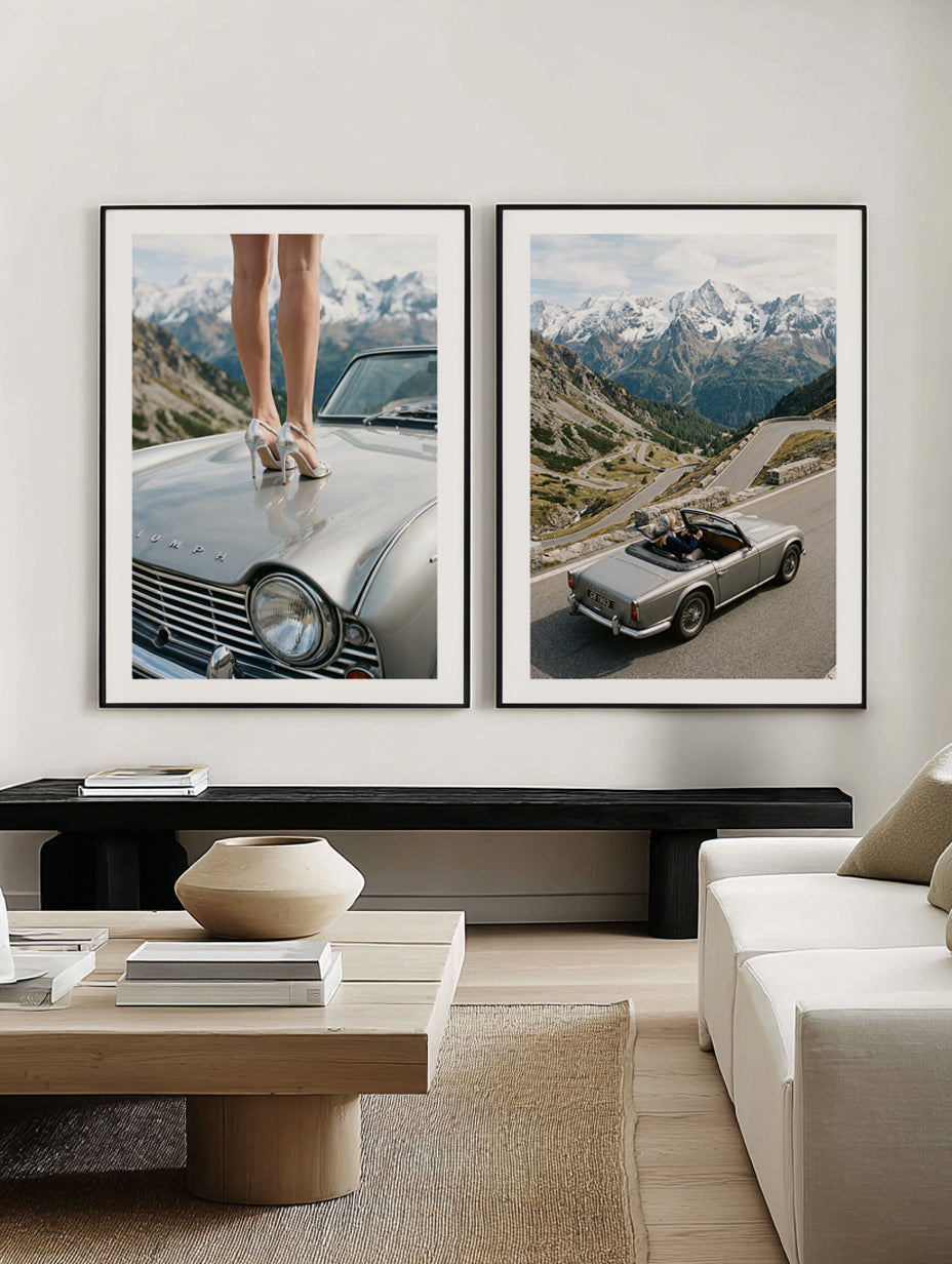 Above It All I & II Art Print Set of 2 | Matching Wall Art