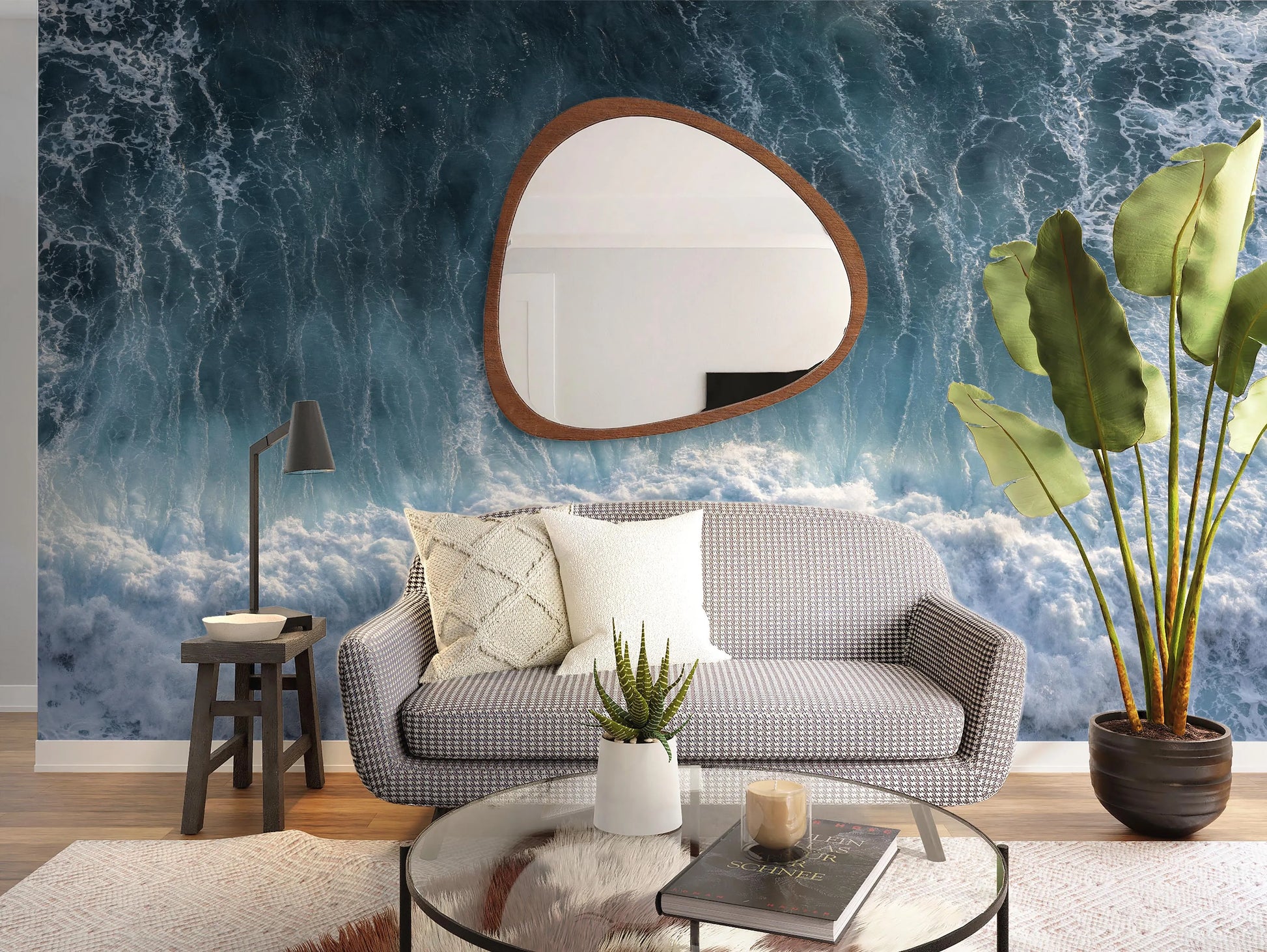 Above the Sea Photo Mural Wallpaper from Olive et Oriel where you can shop wallpaper and artworks online