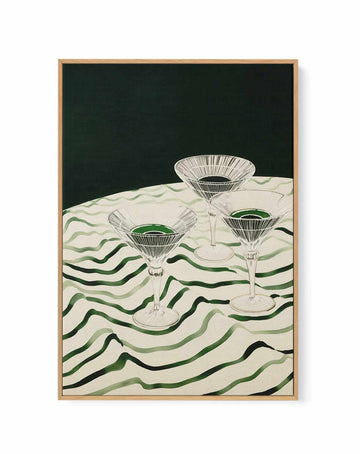 Absinthe | Framed Canvas Art Print from Olive et Oriel where you can shop wallpaper and artworks online