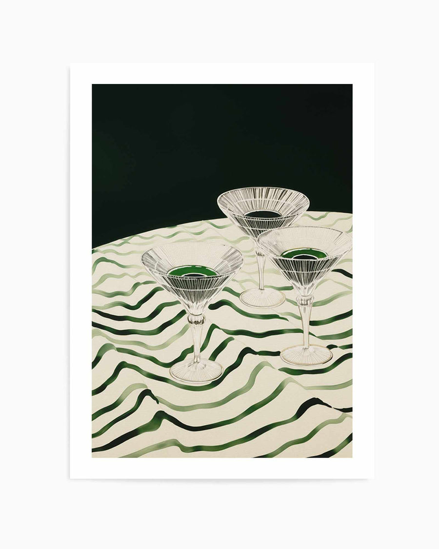 Absinthe | Art Print from Olive et Oriel where you can shop wallpaper and artworks online