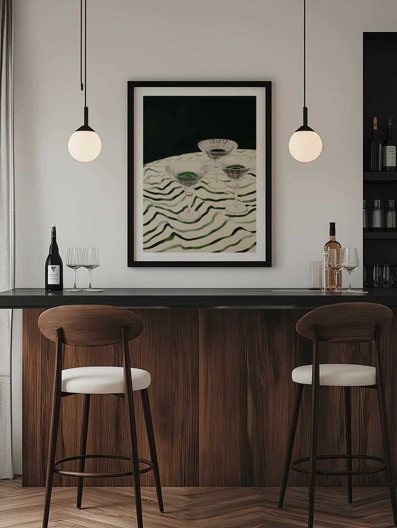 Absinthe | Art Print from Olive et Oriel where you can shop wallpaper and artworks online