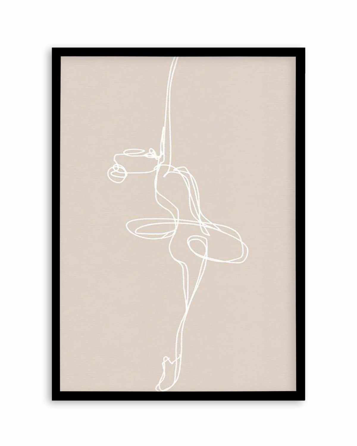 Abstract Ballerine Art Print