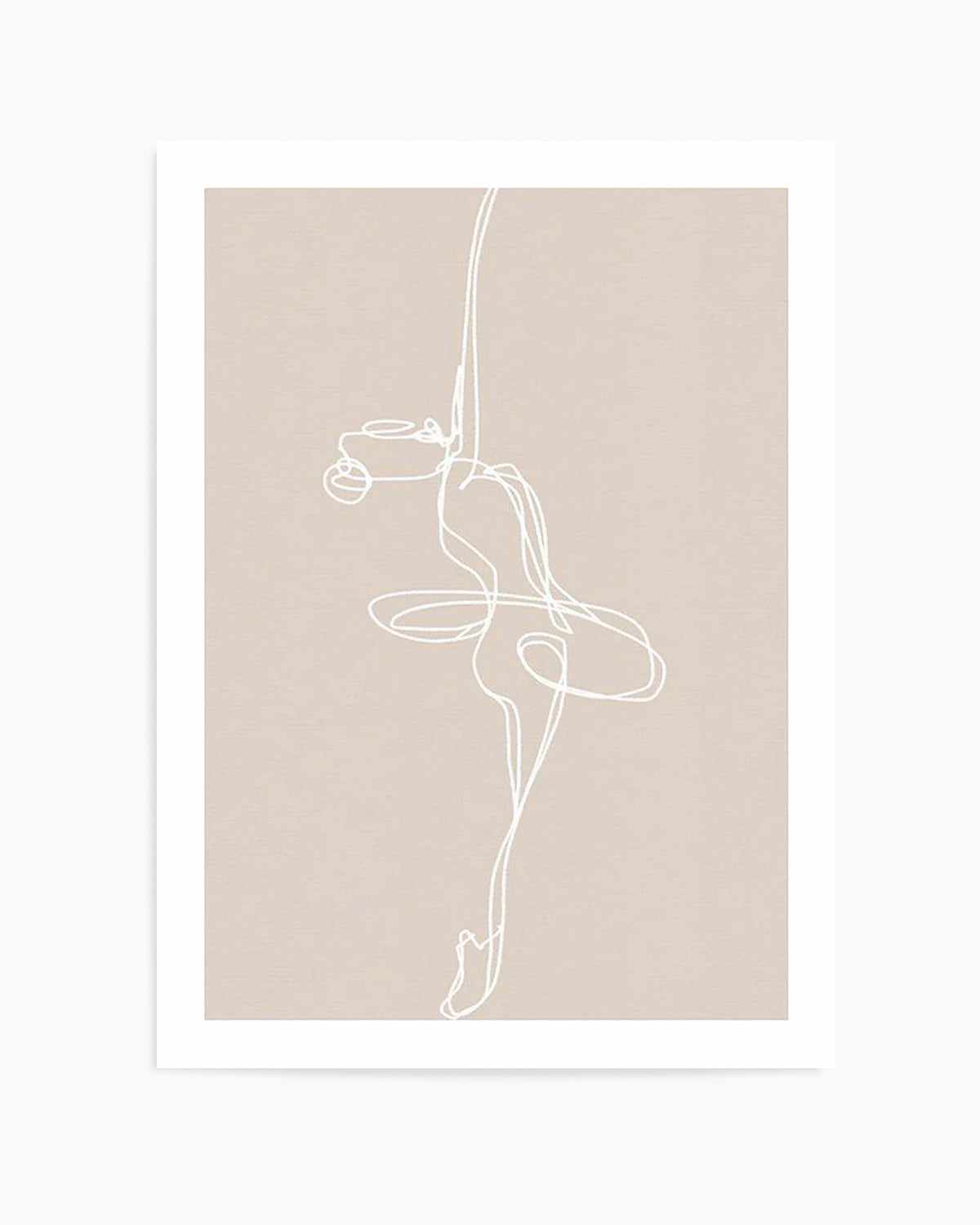 Abstract Ballerine Art Print