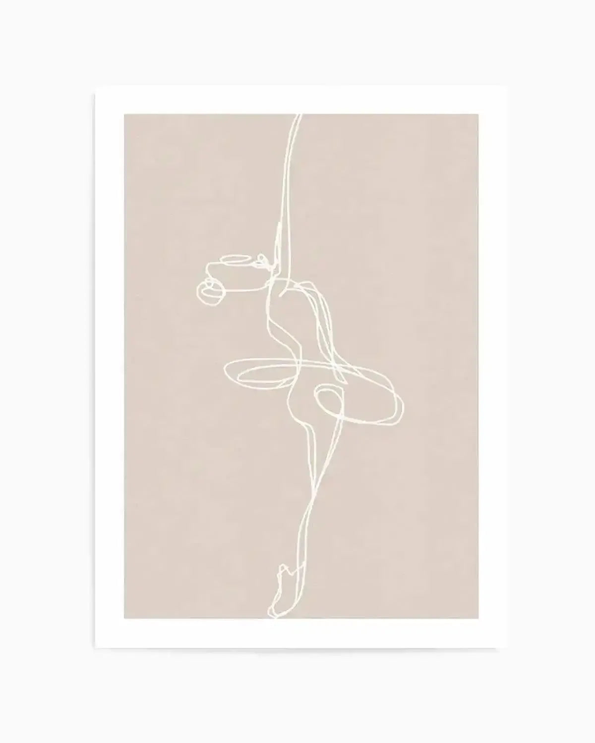 Abstract Ballerine Art Print from Olive et Oriel where you can shop wallpaper and artworks online
