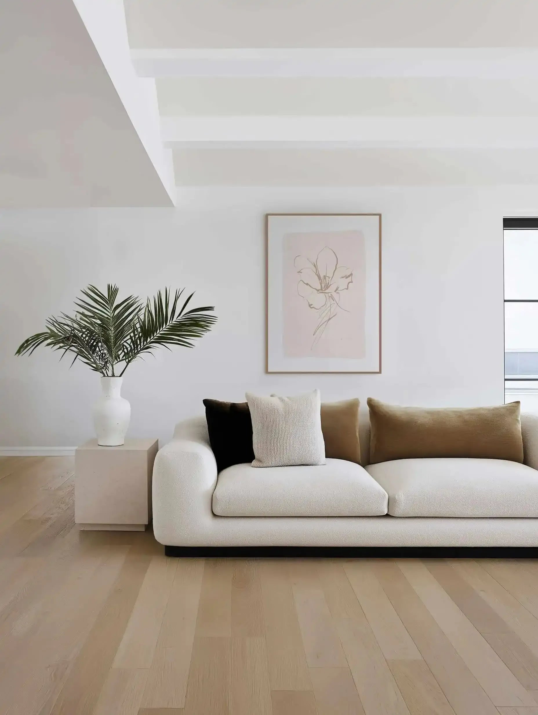 Abstract Botanical | Lily Art Print from Olive et Oriel where you can shop wallpaper and artworks online