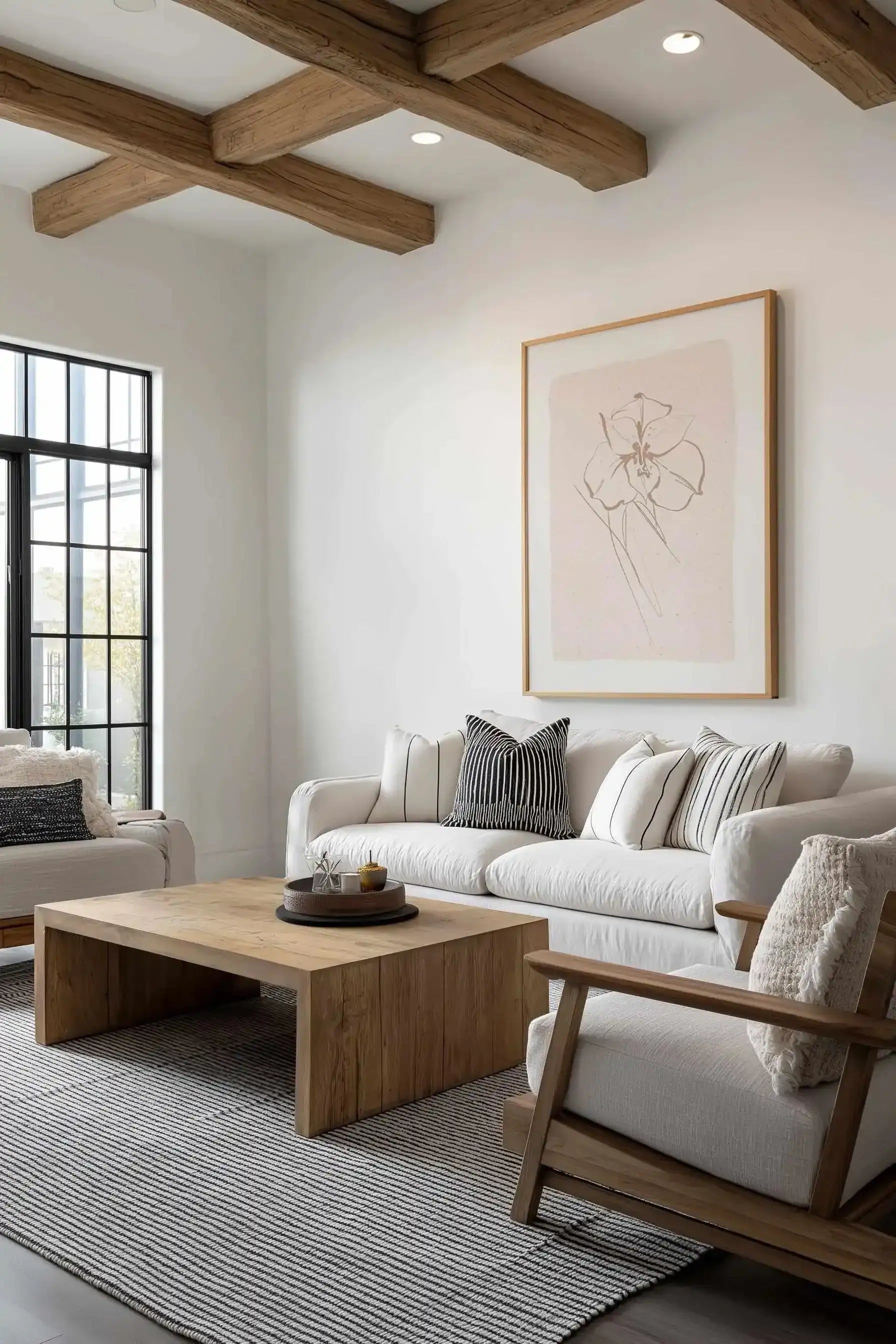 Abstract Botanical | Orchid Art Print from Olive et Oriel where you can shop wallpaper and artworks online