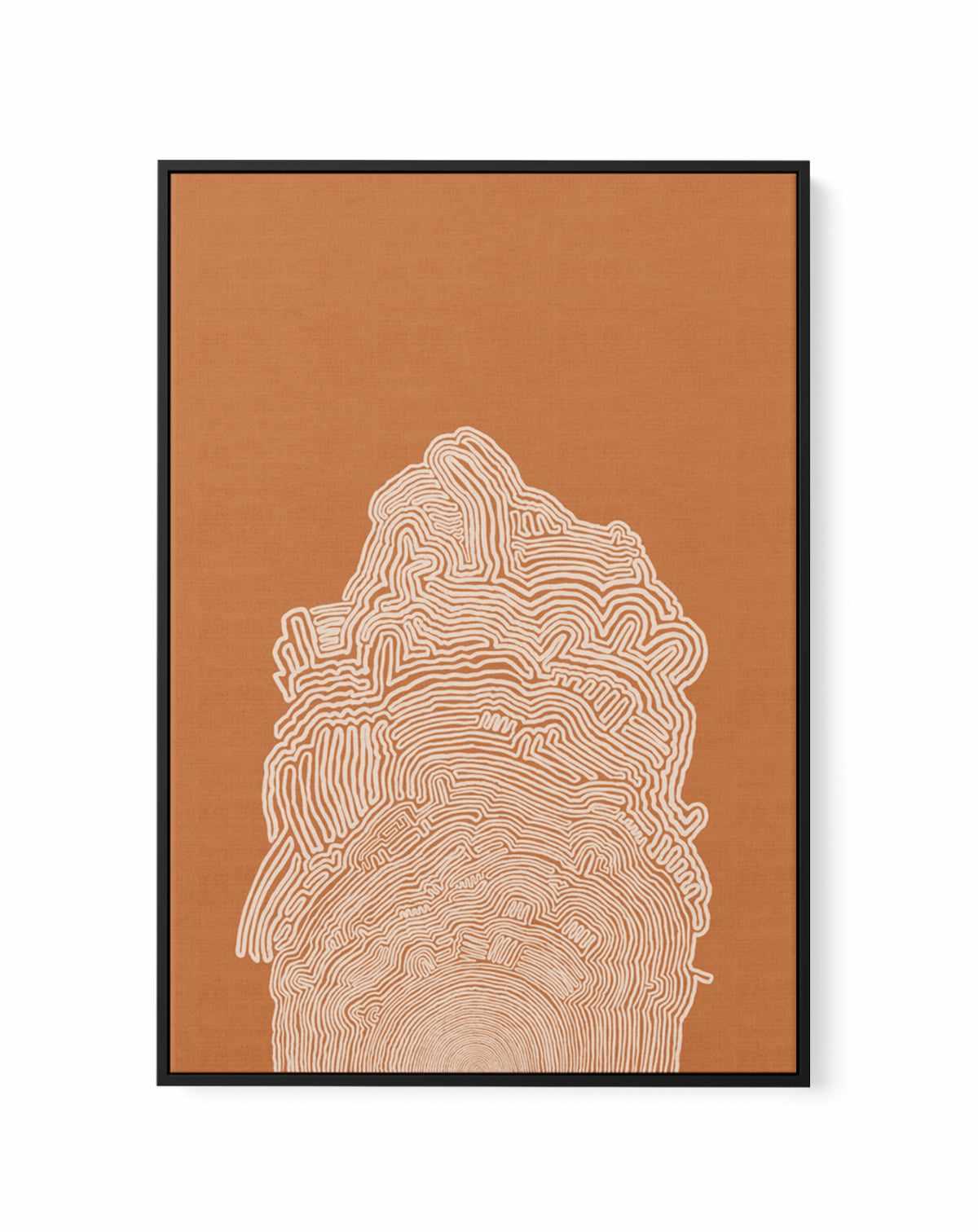 Abstract Brown by Sharyn Bursic | Framed Canvas Art Print from Olive et Oriel where you can shop wallpaper and artworks online
