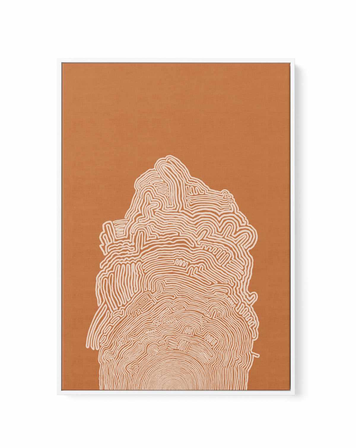 Abstract Brown by Sharyn Bursic | Framed Canvas Art Print from Olive et Oriel where you can shop wallpaper and artworks online