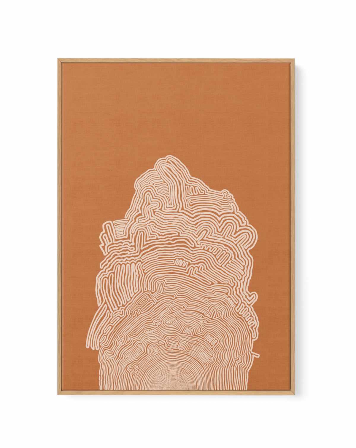 Abstract Brown by Sharyn Bursic | Framed Canvas Art Print from Olive et Oriel where you can shop wallpaper and artworks online