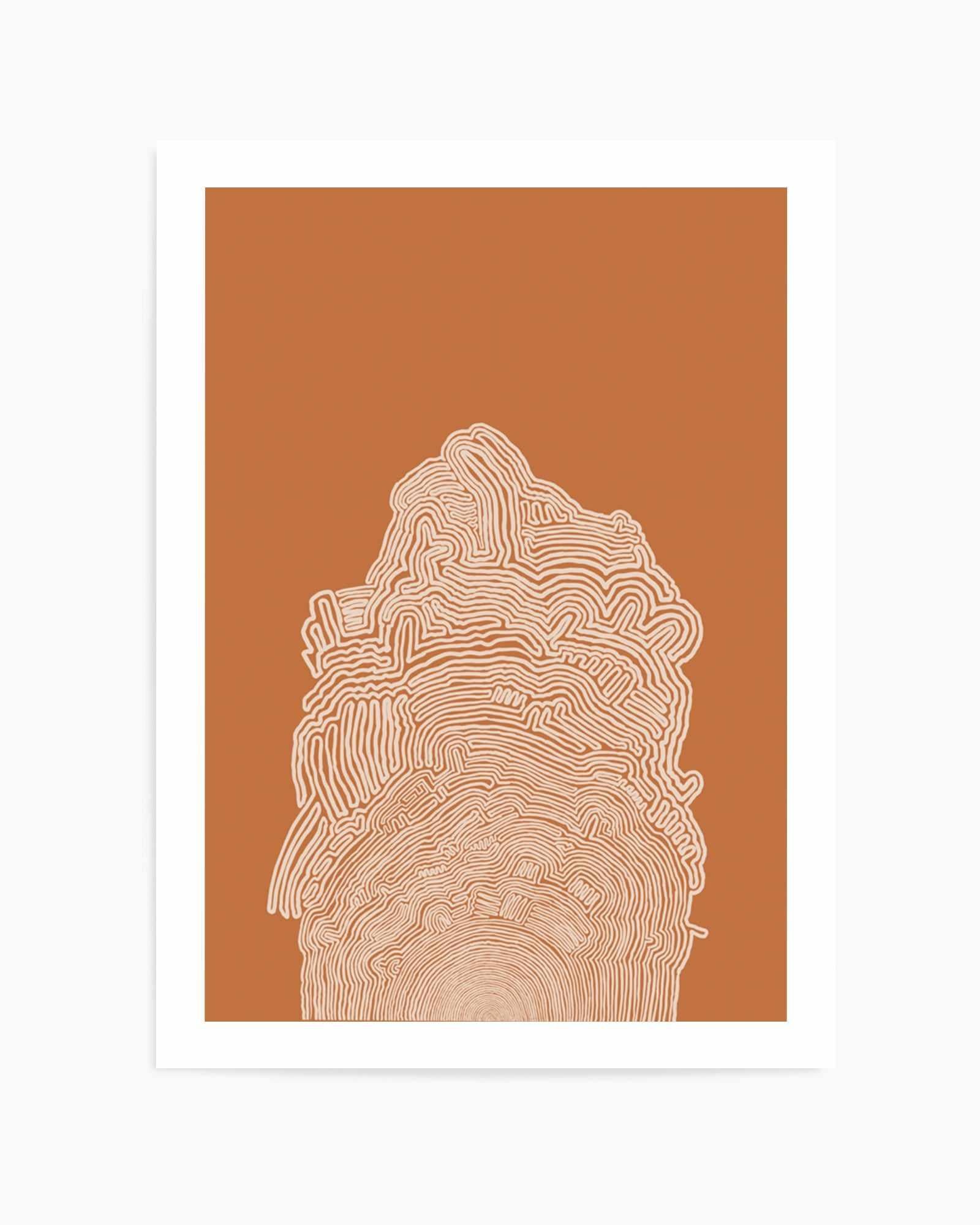 Abstract Brown by Sharyn Bursic | Art Print from Olive et Oriel where you can shop wallpaper and artworks online