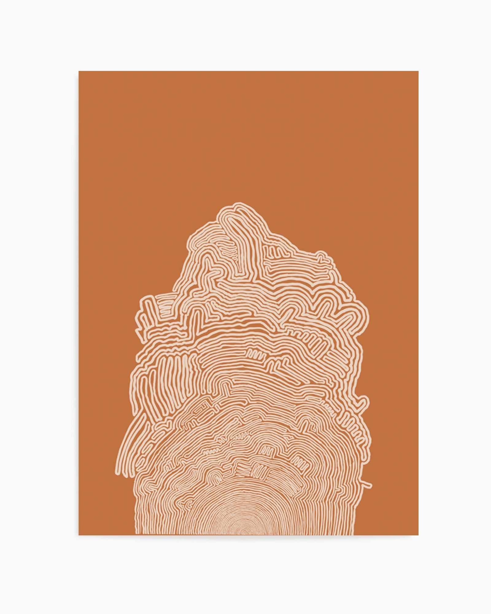 Abstract Brown by Sharyn Bursic | Art Print from Olive et Oriel where you can shop wallpaper and artworks online