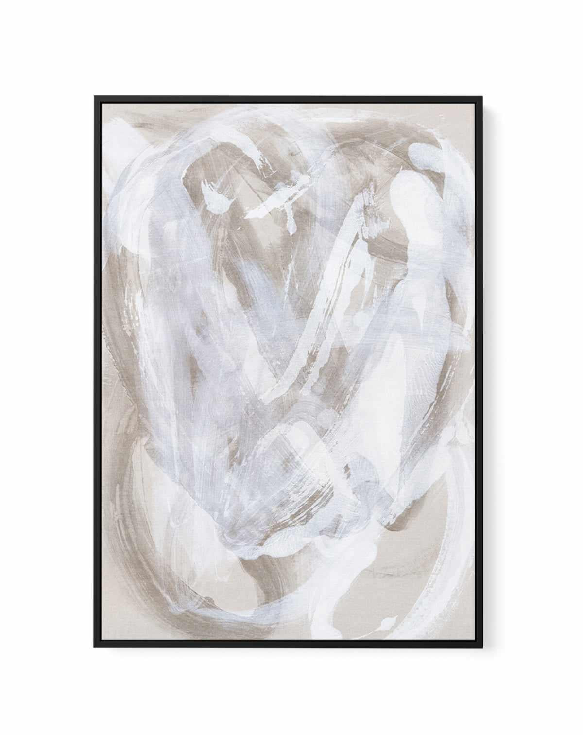 Abstract Brush Strokes 146 by Mareike Bohmer | Framed Canvas Art Print