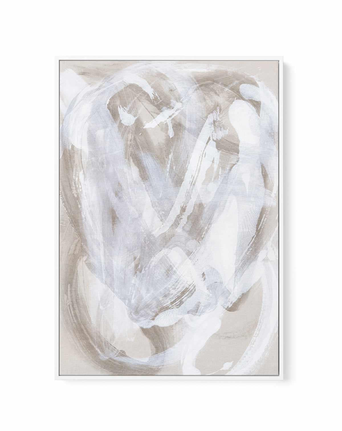 Abstract Brush Strokes 146 by Mareike Bohmer | Framed Canvas Art Print