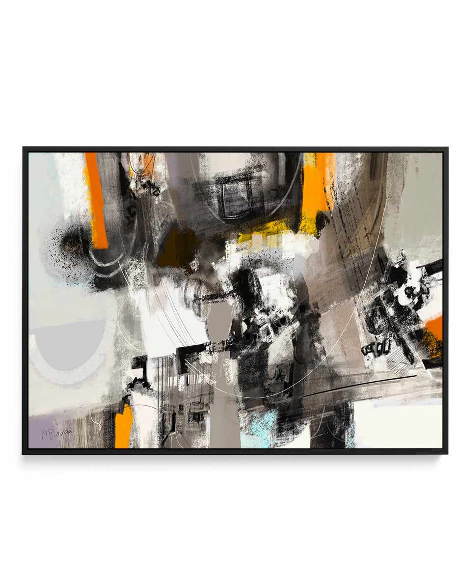 Abstract Chemistry by Maurizio Piovan | Framed Canvas Art Print