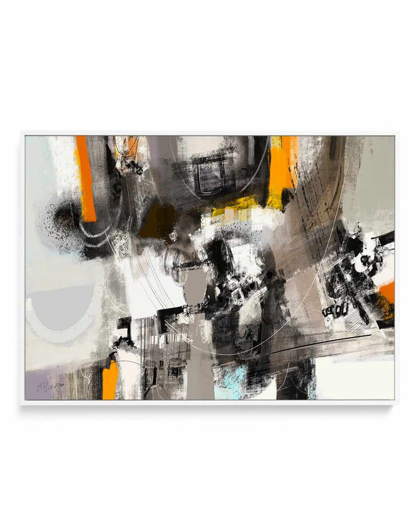 Abstract Chemistry by Maurizio Piovan | Framed Canvas Art Print
