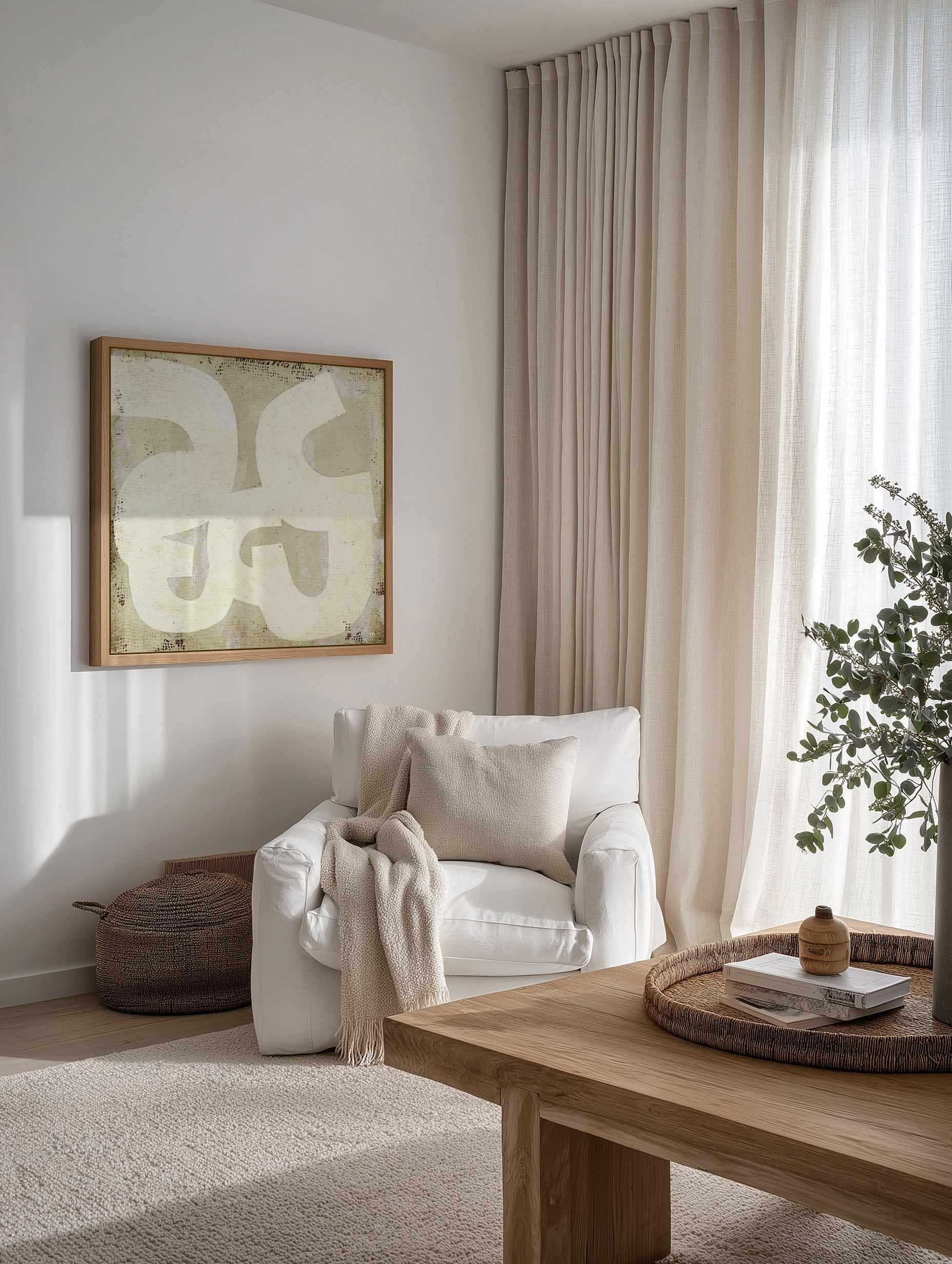 Abstract Composition by Marco Marella | Framed Canvas Art Print from Olive et Oriel where you can shop wallpaper and artworks online