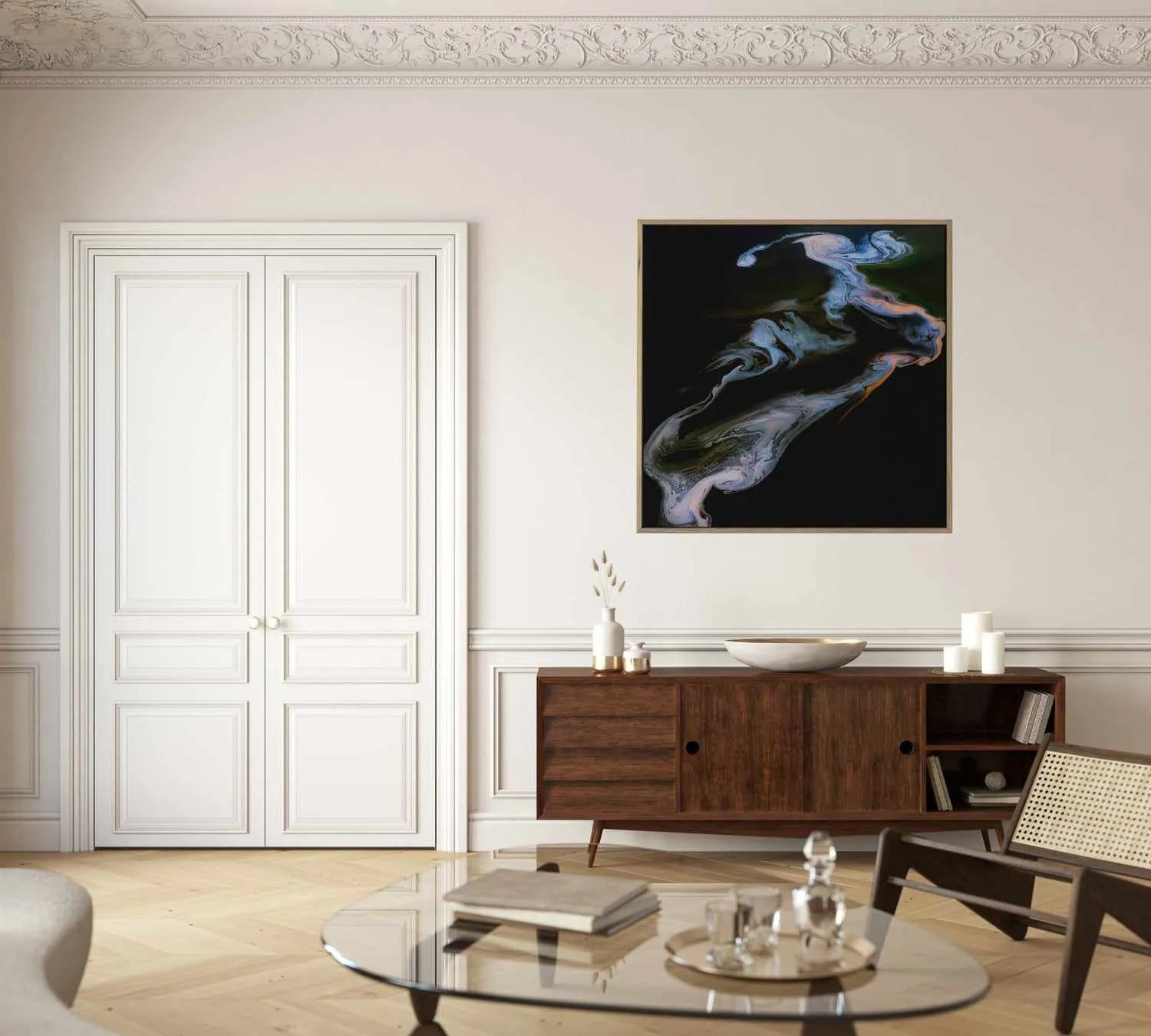 Abstract Earth by Phillip Chang | Framed Canvas Art Print from Olive et Oriel where you can shop wallpaper and artworks online