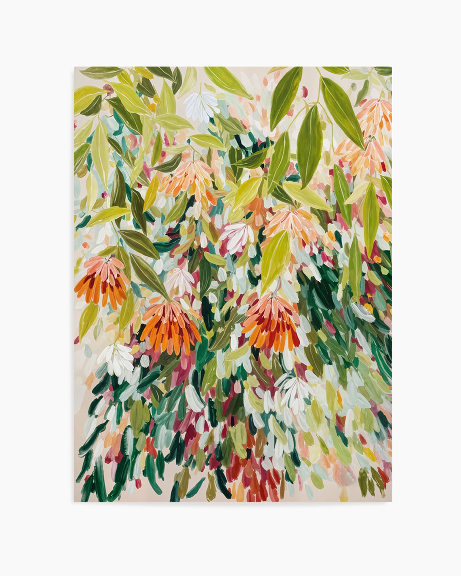Abstract Floral Garden by Edie | Art Print