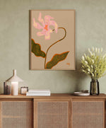 Abstract Flower by Arty Guava | Framed Canvas Art Print