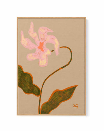 Abstract Flower by Arty Guava | Framed Canvas Art Print from Olive et Oriel where you can shop wallpaper and artworks online