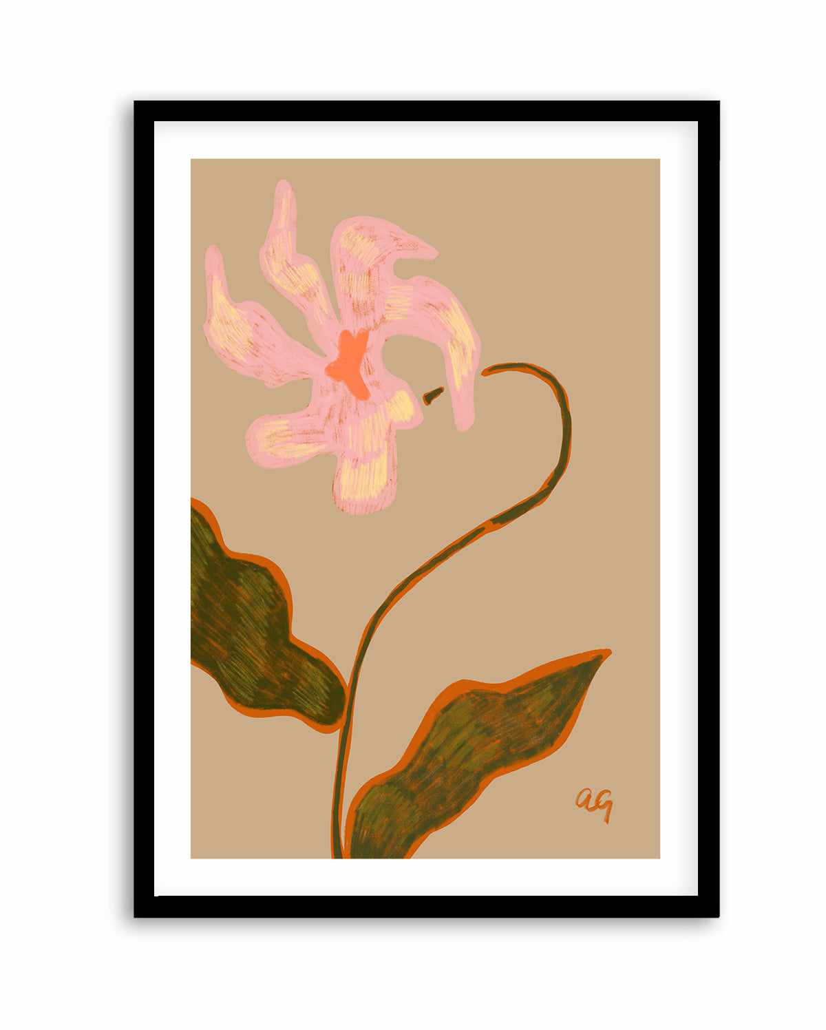 Abstract Flower by Arty Guava | Art Print