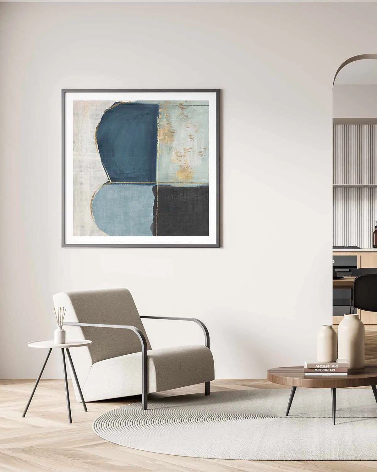 Abstract Form Art Print from Olive et Oriel where you can shop wallpaper and artworks online
