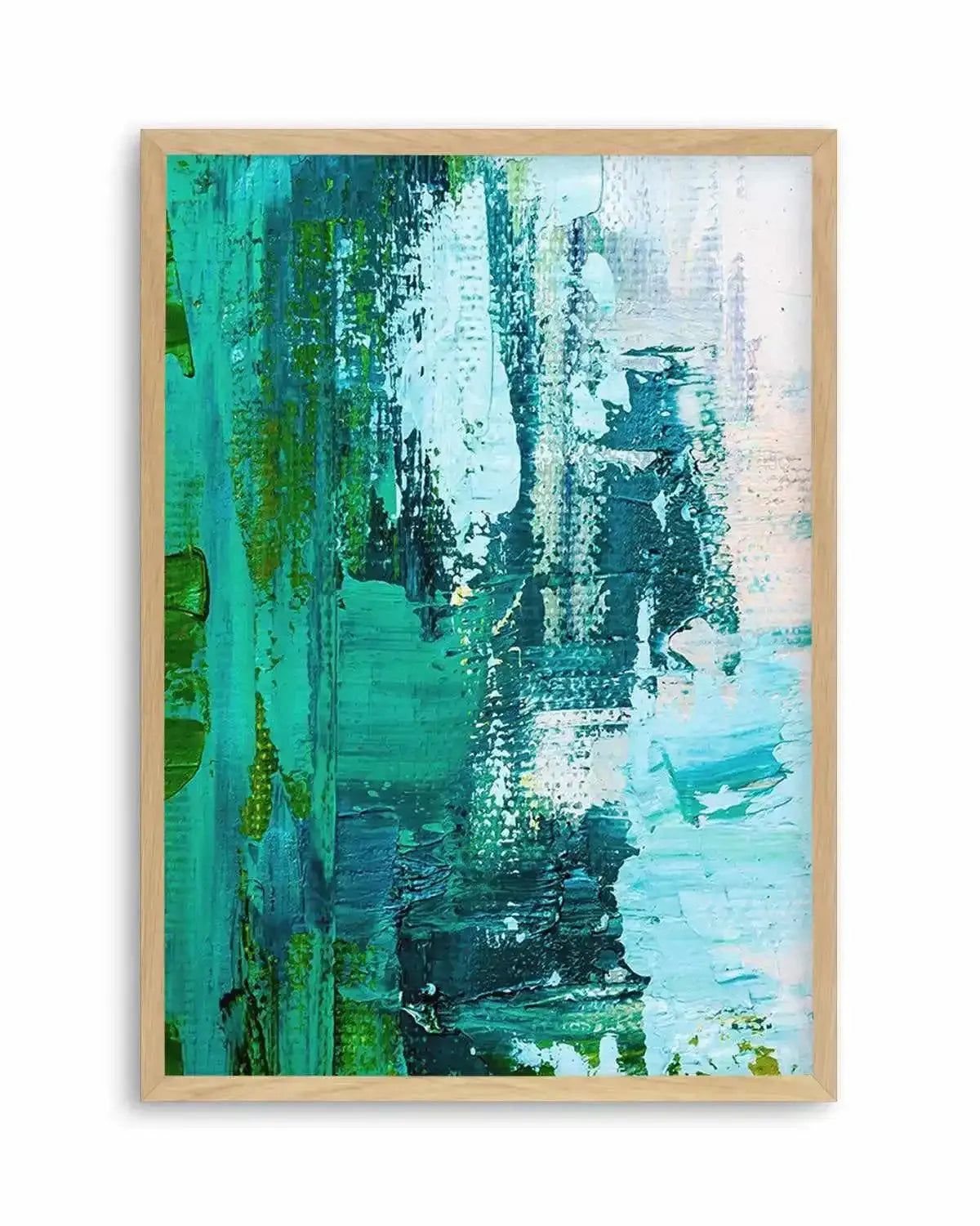 Abstract Green Acrylic I Art Print from Olive et Oriel where you can shop wallpaper and artworks online