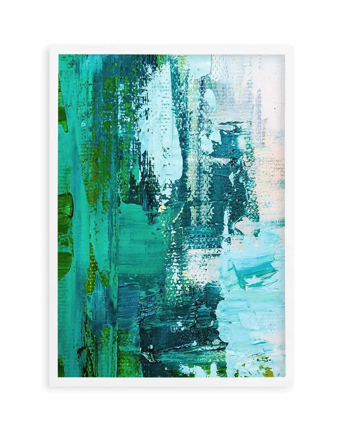 Abstract Green Acrylic I Art Print from Olive et Oriel where you can shop wallpaper and artworks online