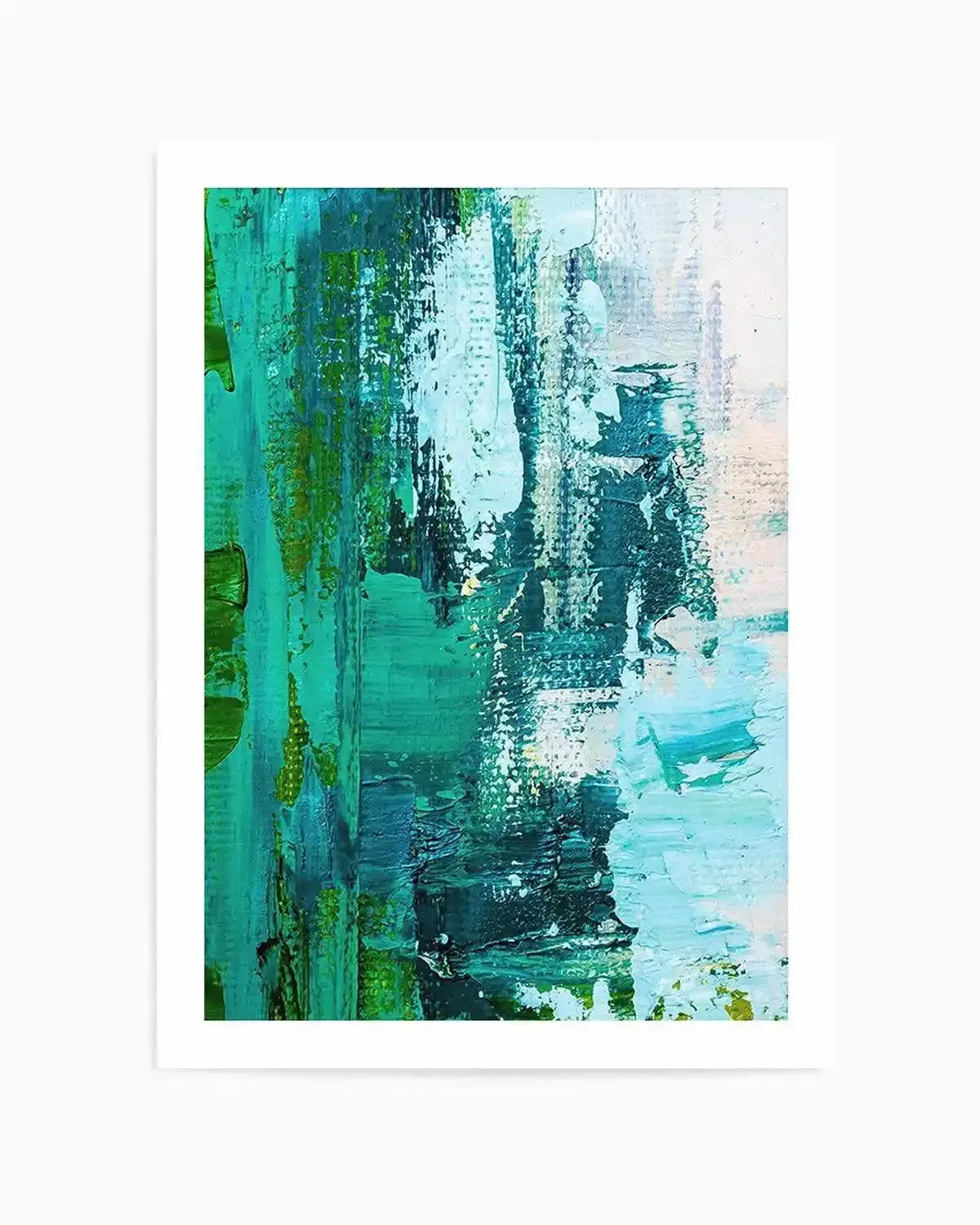 Abstract Green Acrylic I Art Print from Olive et Oriel where you can shop wallpaper and artworks online