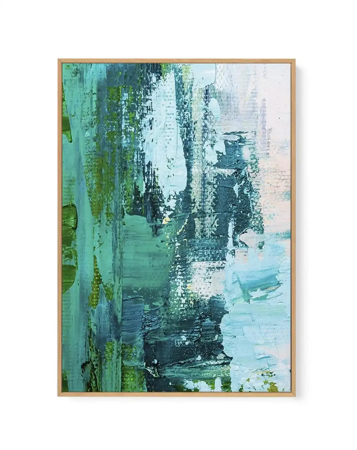 Abstract Green Acrylic I | Framed Canvas-CANVAS-You can shop wall art online with Olive et Oriel for everything from abstract art to fun kids wall art. Our beautiful modern art prints and canvas art are available from large canvas prints to wall art paintings and our proudly Australian artwork collection offers only the highest quality framed large wall art and canvas art Australia - You can buy fashion photography prints or Hampton print posters and paintings on canvas from Olive et Oriel and h
