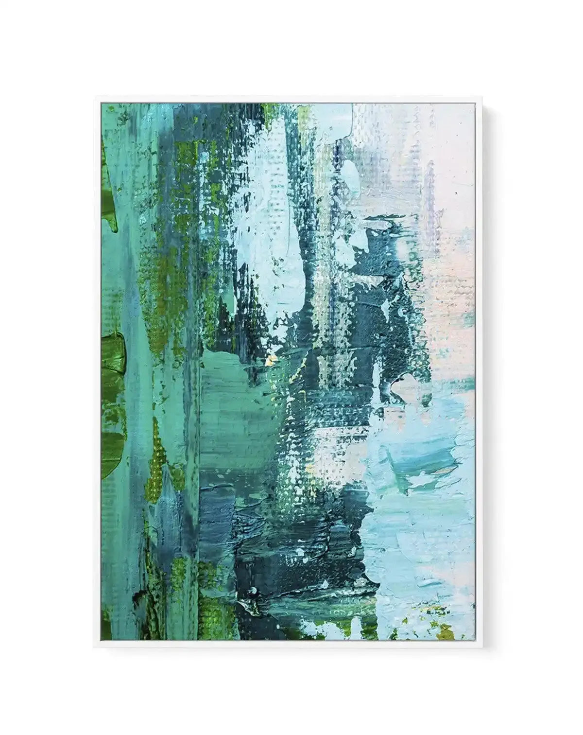 Abstract Green Acrylic I | Framed Canvas-CANVAS-You can shop wall art online with Olive et Oriel for everything from abstract art to fun kids wall art. Our beautiful modern art prints and canvas art are available from large canvas prints to wall art paintings and our proudly Australian artwork collection offers only the highest quality framed large wall art and canvas art Australia - You can buy fashion photography prints or Hampton print posters and paintings on canvas from Olive et Oriel and h