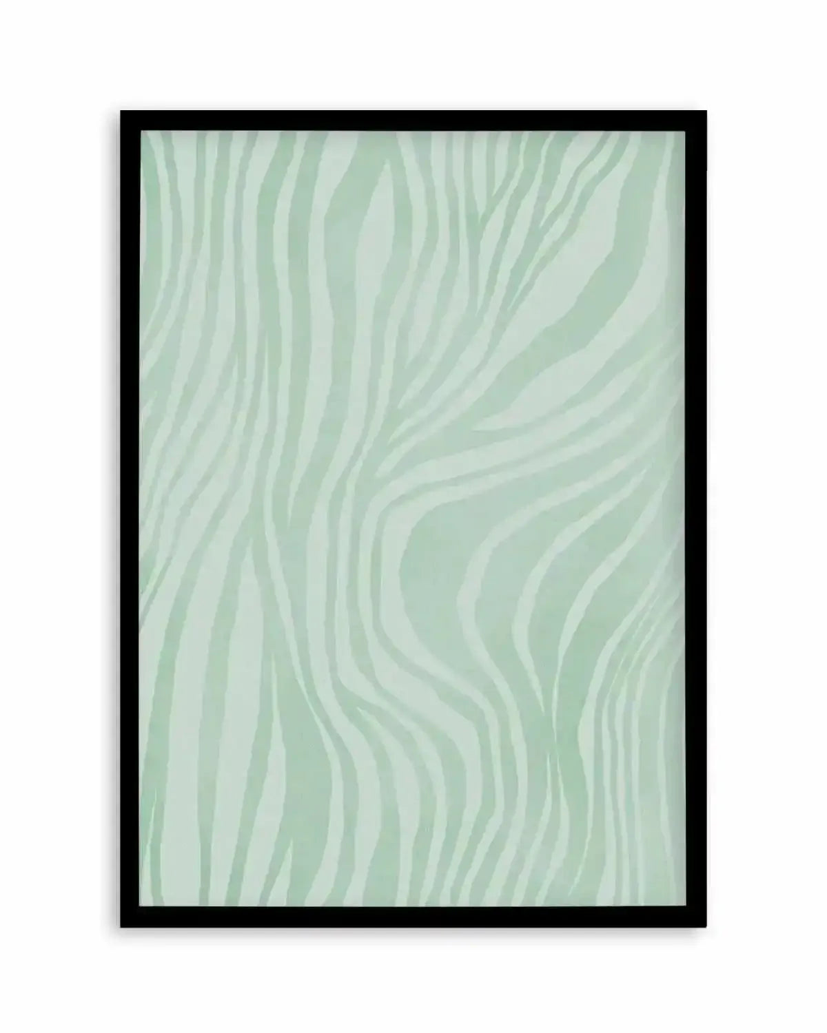 Abstract Green Lines Art Print from Olive et Oriel where you can shop wallpaper and artworks online
