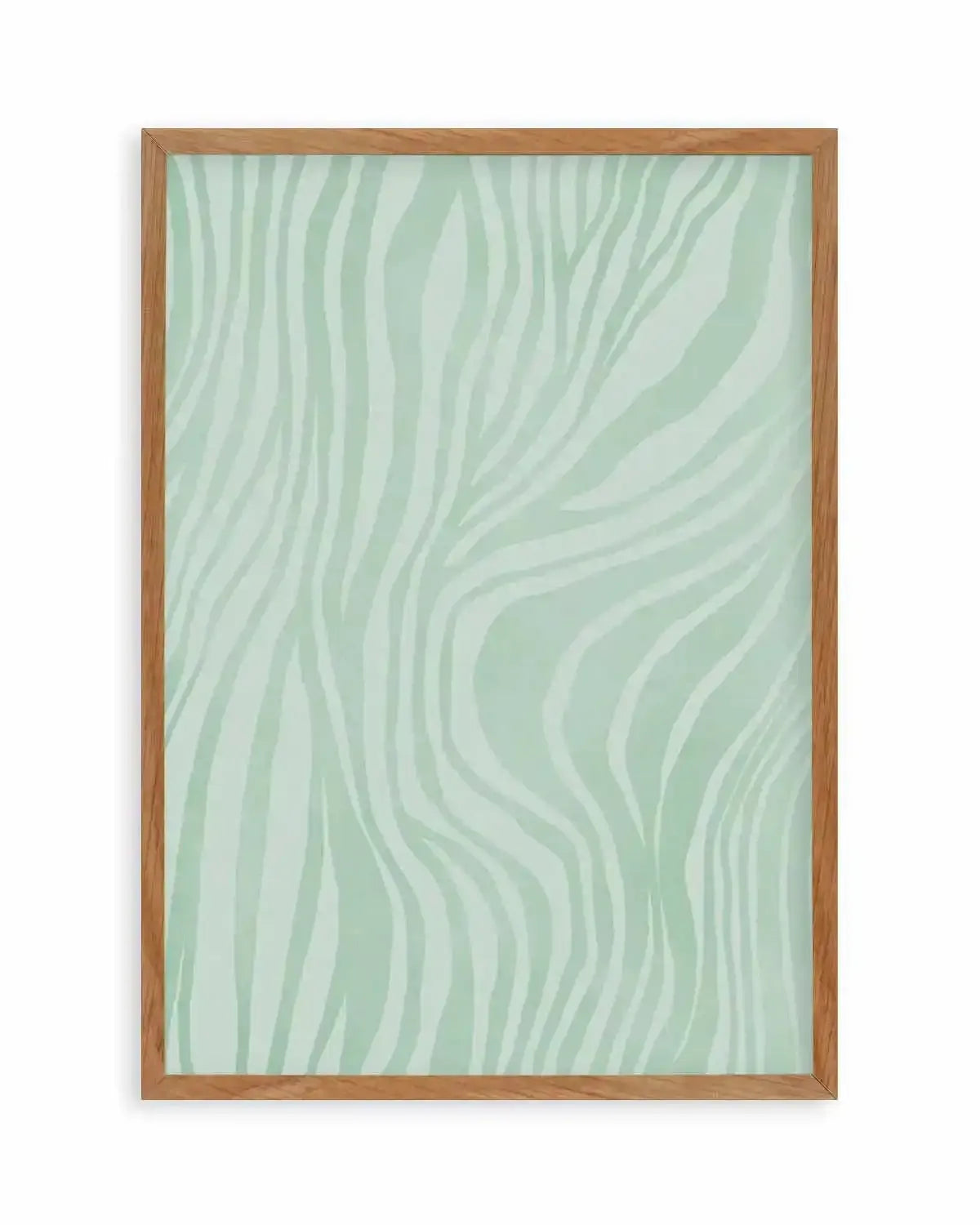 Abstract Green Lines Art Print from Olive et Oriel where you can shop wallpaper and artworks online